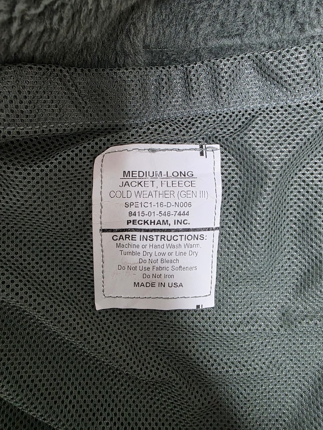 (105) U.S.army Gen3 Lv.3 폴라텍 플리스 (M-L) 상품이미지4