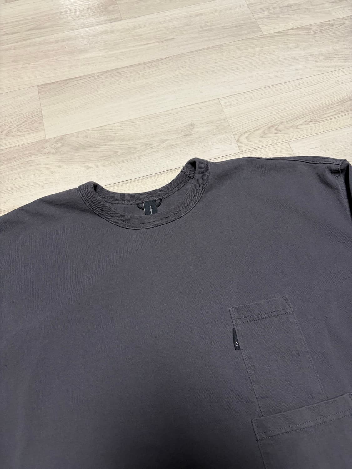 모이프 23SS BAGGY POCKET L/S TEE 차콜 2사이즈 상품이미지2