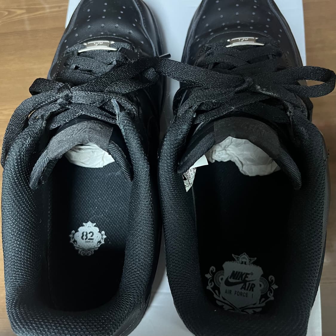 (280) 나이키 에어포스1 '07 트리플블랙 상품이미지7