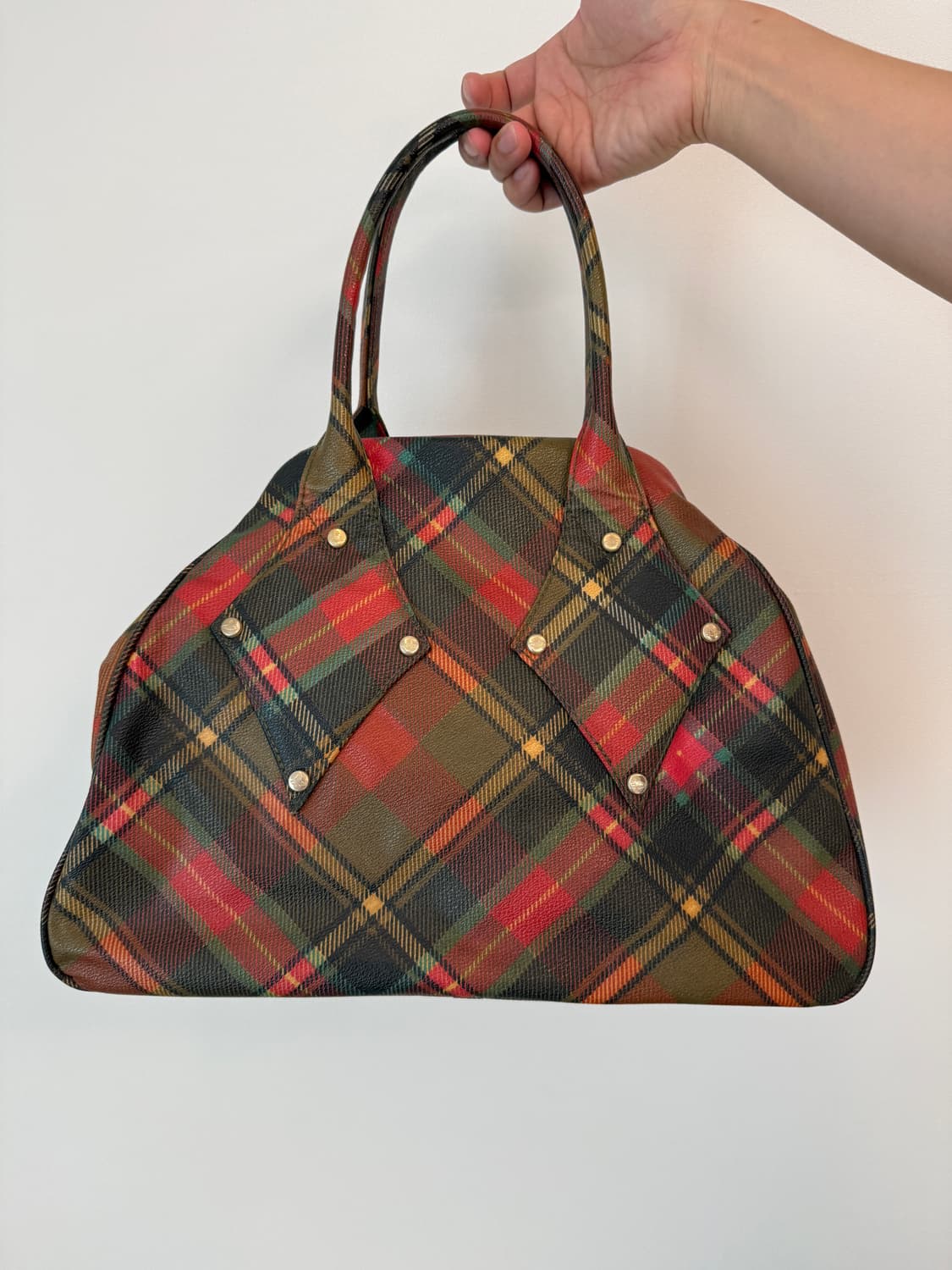 비비안웨스트우드 타탄 종가방 상품이미지1