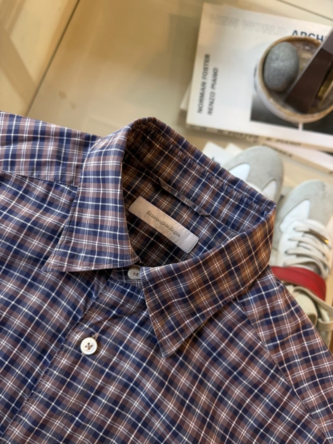 에르메네질도 제냐 셔츠 슬림100 상품이미지9