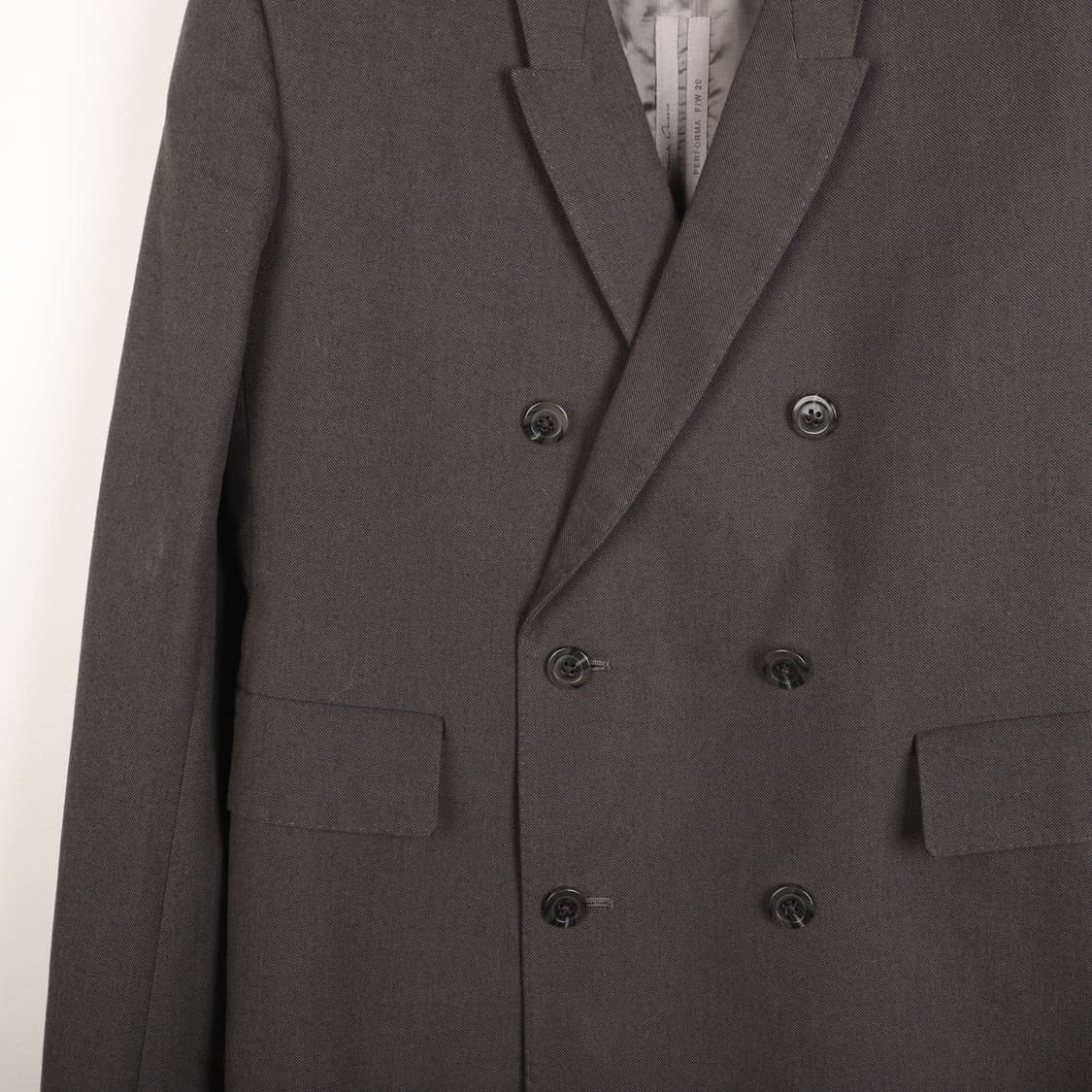 40 / Rick Owens 릭오웬스 퍼포마 더블 블레이저 상품이미지3