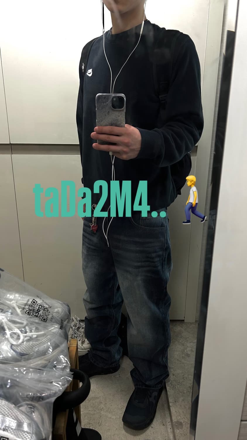 Ersco Washed Regular jeans beep blue 상품이미지7