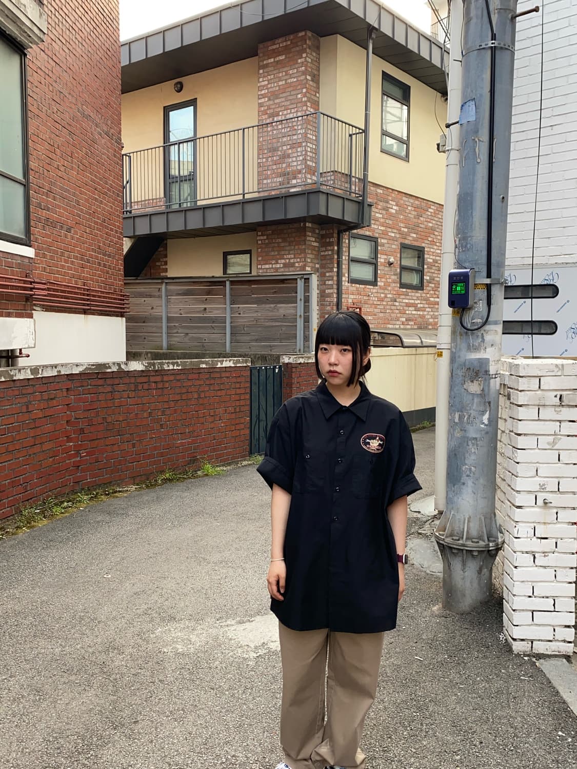 빈티지 워크 반팔 셔츠 상품이미지8