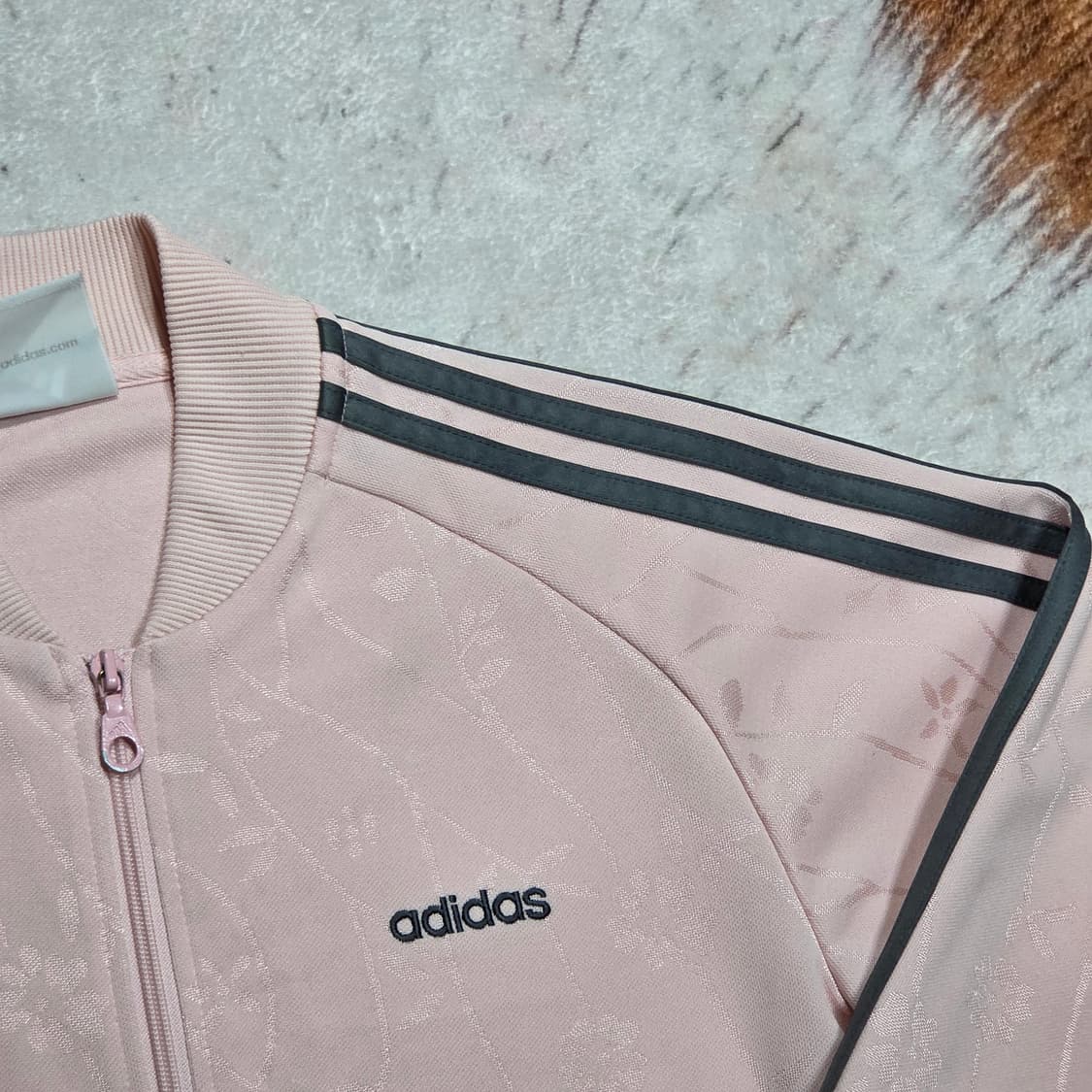 아디다스 자카드 핑크 져지 상품이미지2