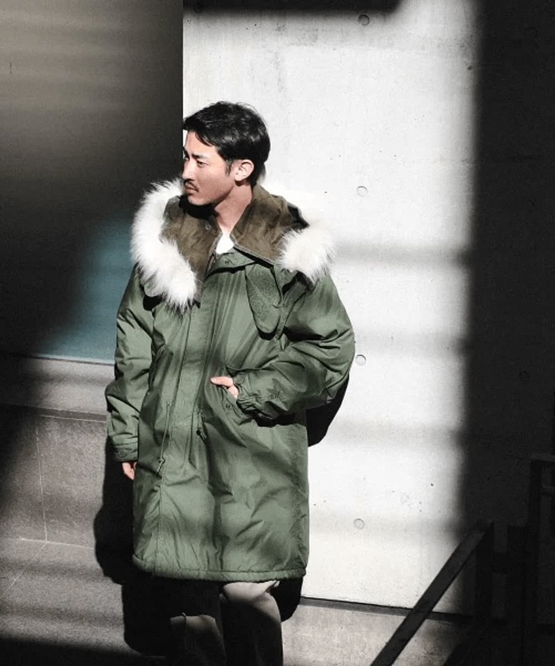 22FW 빔즈 M65 M-65  피쉬테일 코트 개파카 M 상품이미지9