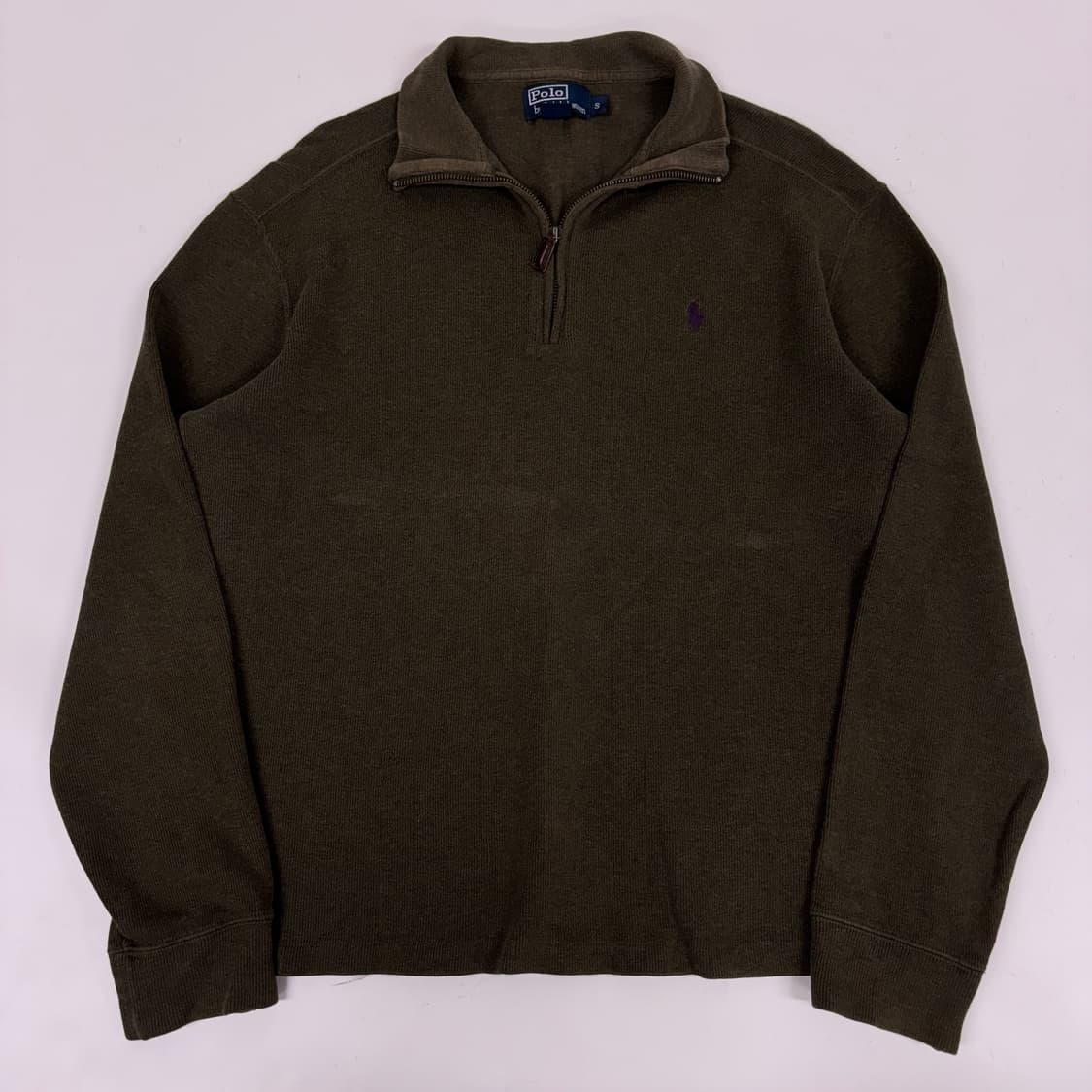 폴로 반집업 니트  상품이미지3