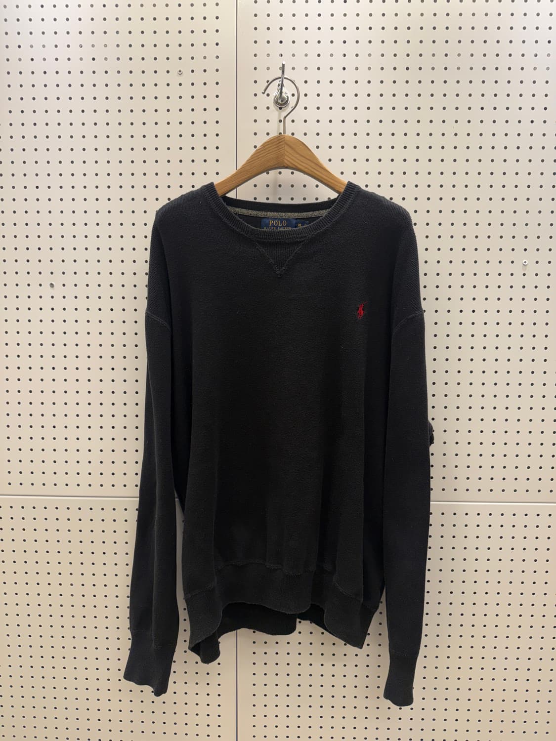 폴로 랄프 로렌 원포인트 크루넥 니트 U468 상품이미지2