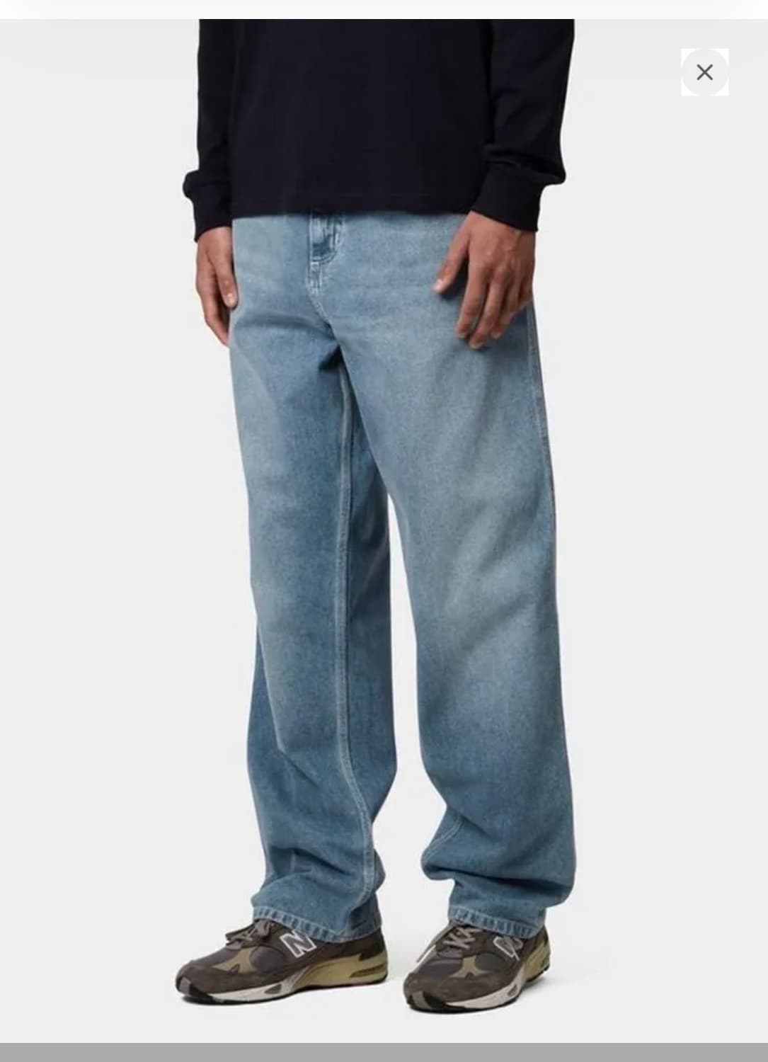 [32/32] 칼하트wip 심플팬츠 라이트블루 상품이미지4