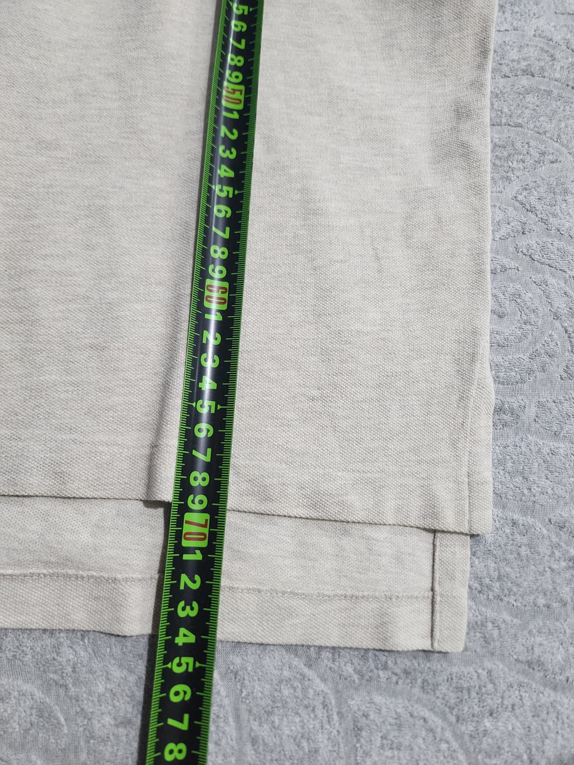 **폴로 랄프로렌 베이지 반팔 카라티 (L) 상품이미지7