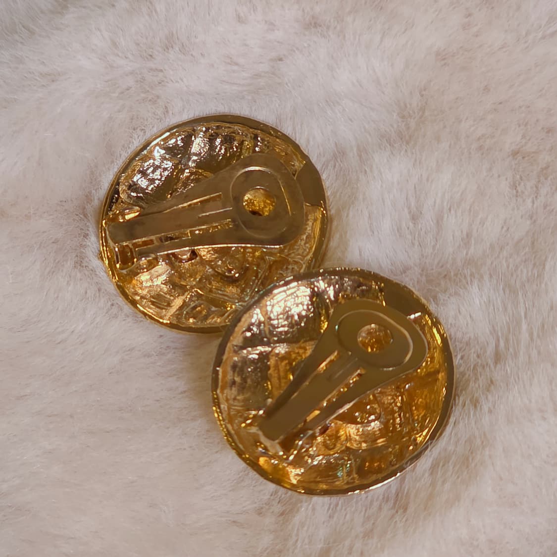 샤넬 금장 마테라쎄 cc 로고 클립온 귀걸이(귀찌) 상품이미지4