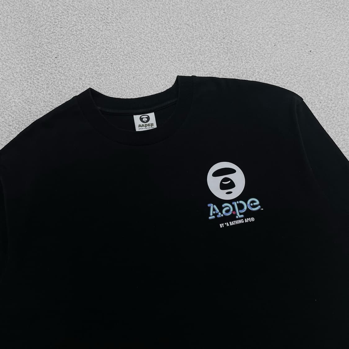 에이프 Aape x 카시나 반팔 티셔츠 블랙 상품이미지3