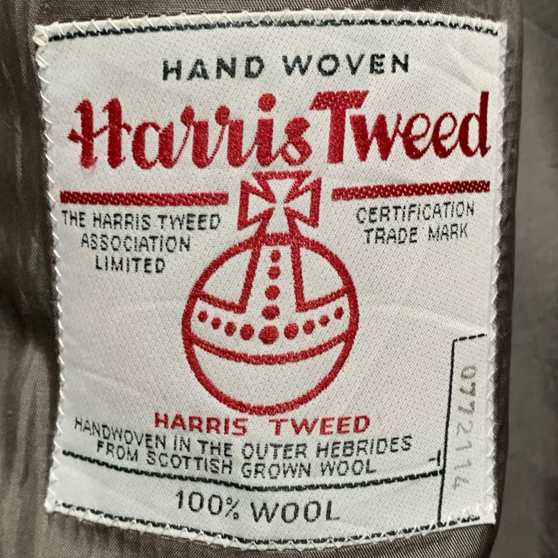 [XL] ODERMARK 해리스 트위드 울 블레이저 재킷 상품이미지4