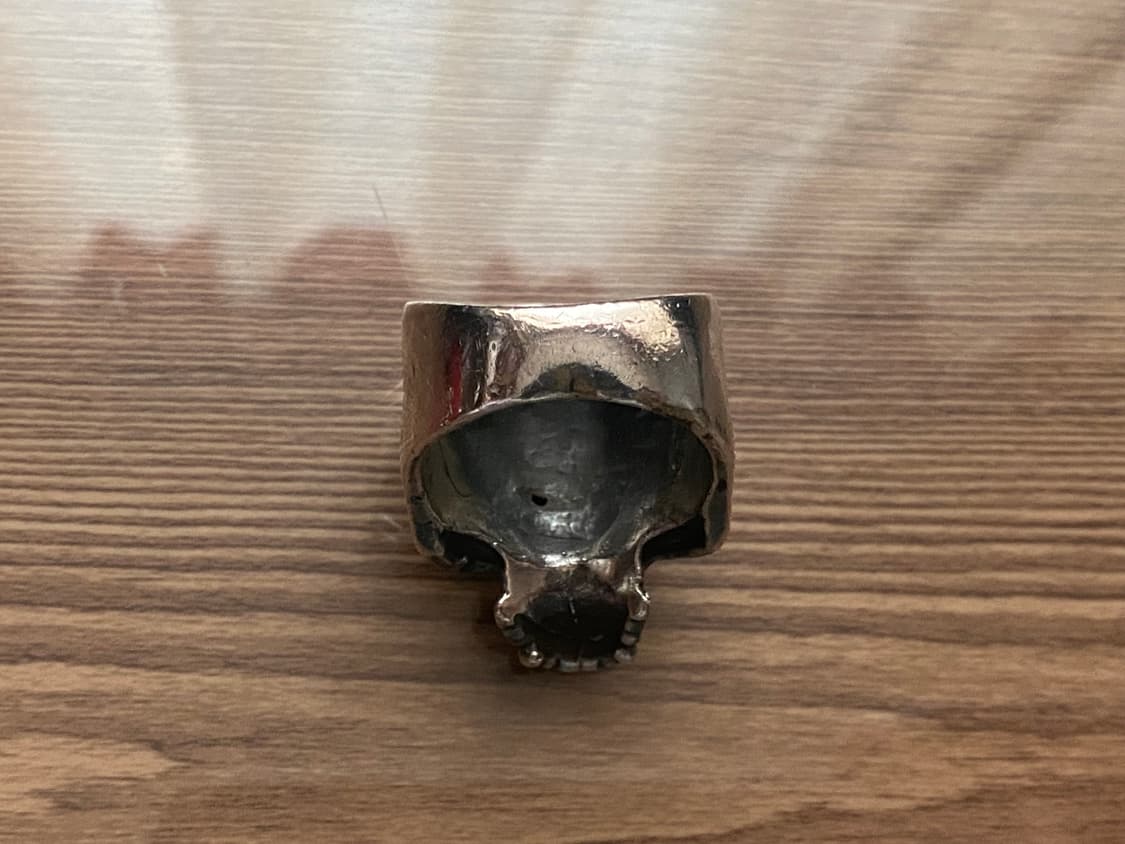 크레이지 피그(Crazy Pig) 이블 스컬 링, 키스 링 실버 은 반지 상품이미지7