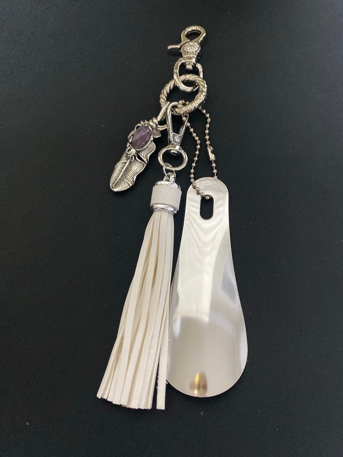 화이트 테슬  슈혼 키링 상품이미지4