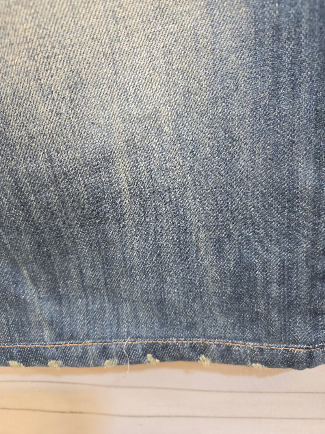 디스퀘어드워싱 데님 와이드 상품이미지4