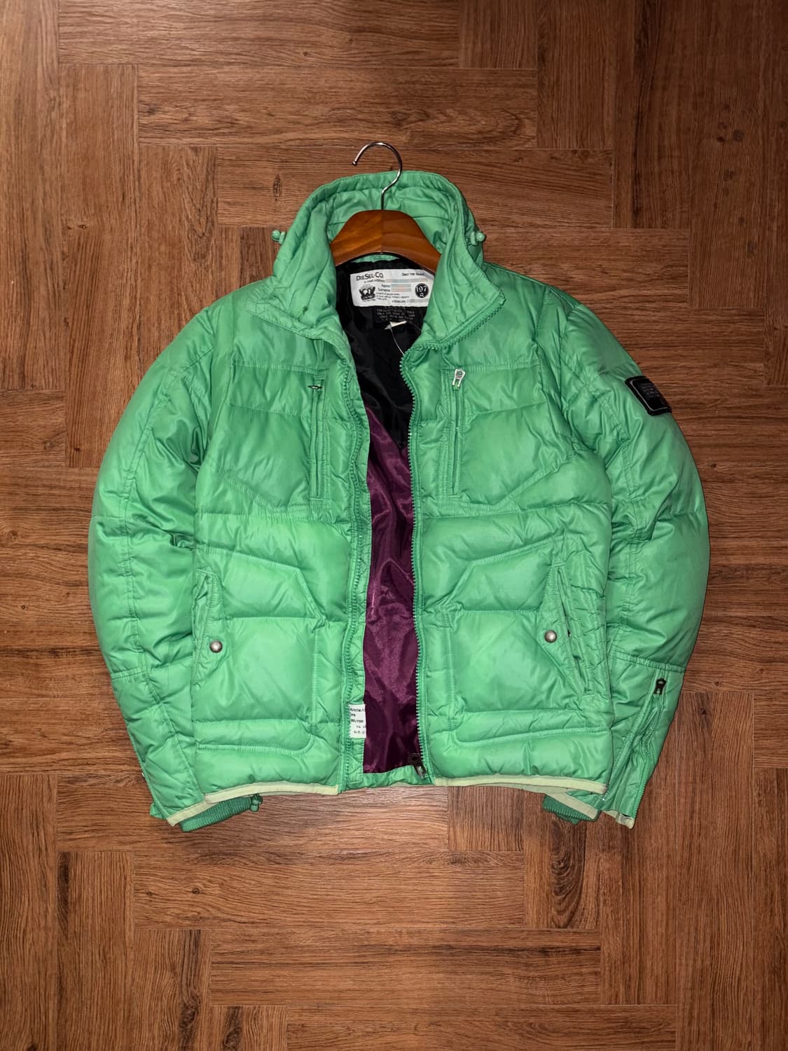 Diesel 디젤 민트 경량패딩 상품이미지2