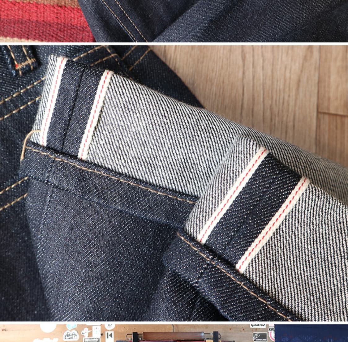 
DEN IM 진청 셀비지 데님 30사이즈 새제품 상품이미지8