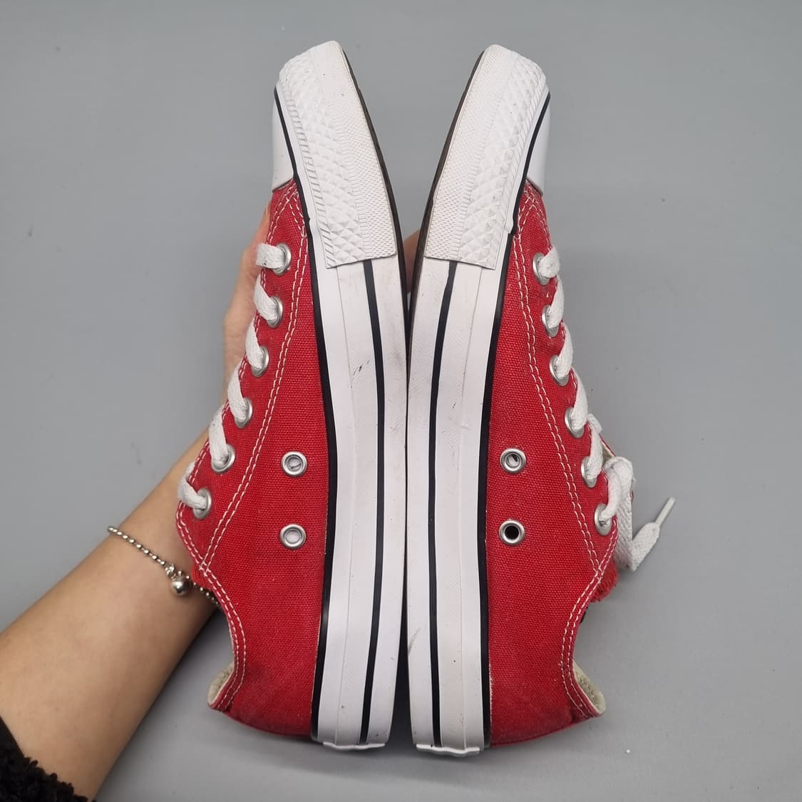 컨버스 올스타 레드 스니커즈 240 상품이미지5