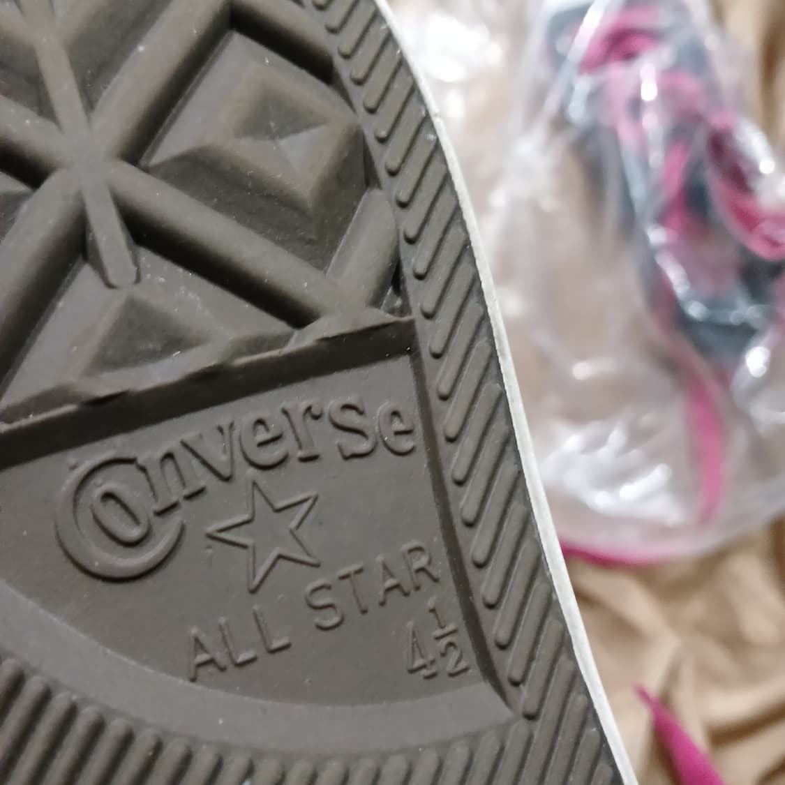 컨버스 하이 지퍼 핑크 [새것] 상품이미지7