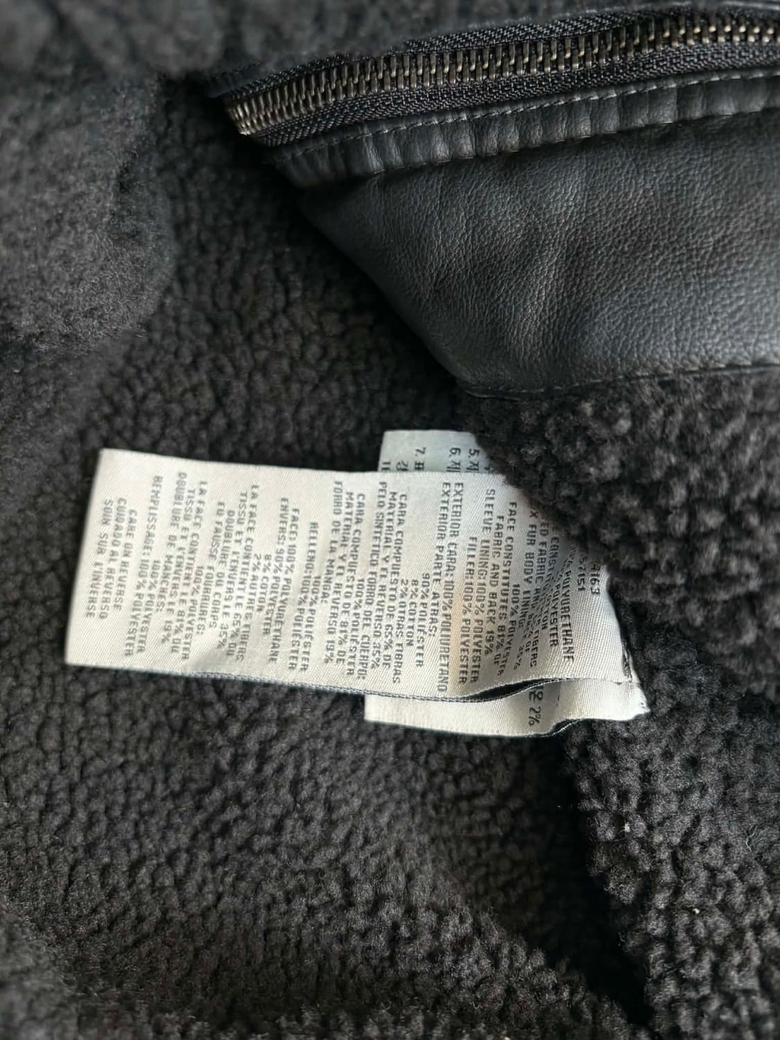 [M] 리바이스 가죽 쉐르파 트러커 자켓 상품이미지4