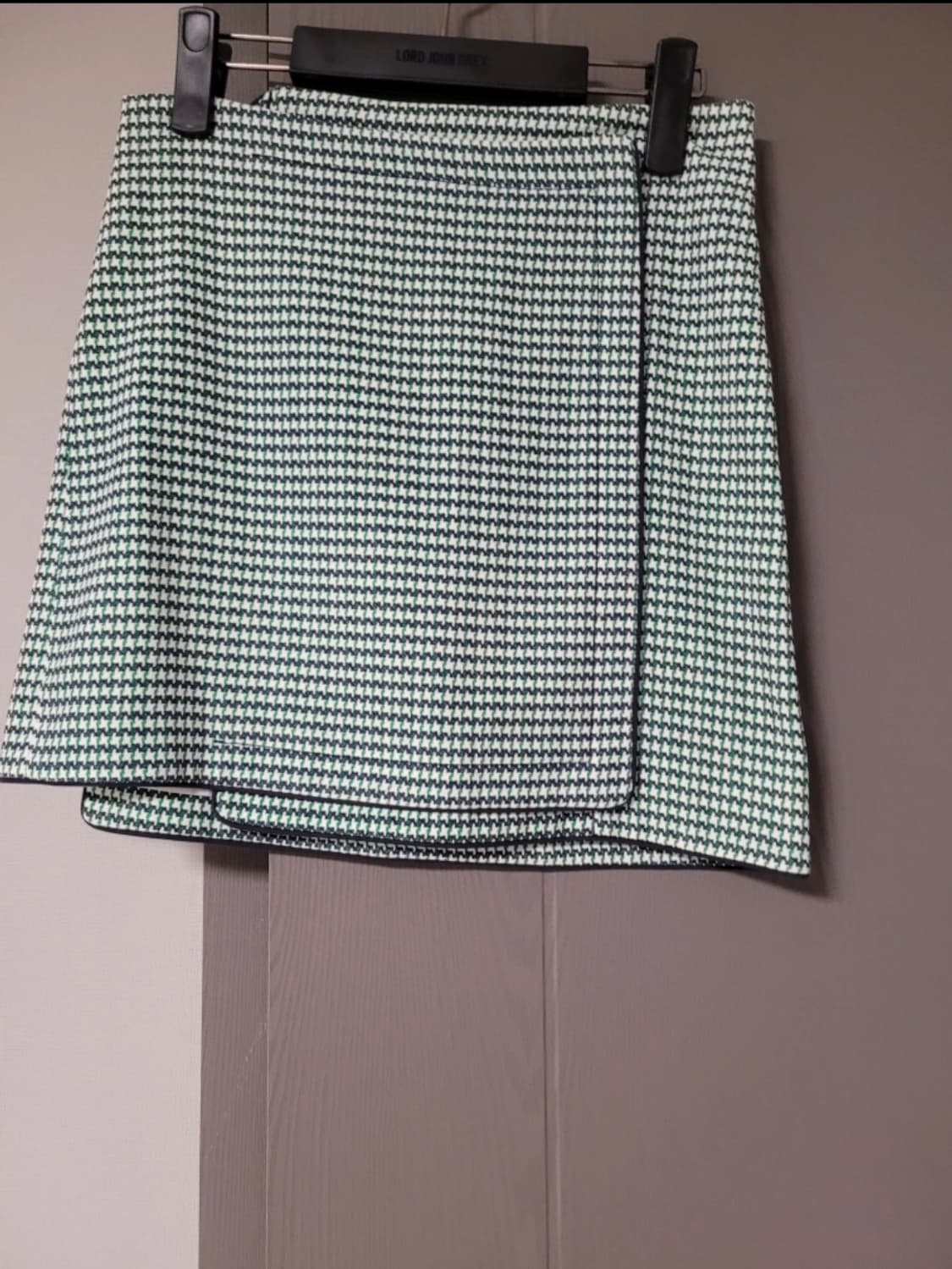 [DEWL/듀엘] 하운드투스 체크 랩 스타일 스커트 (55사이즈 상품이미지5