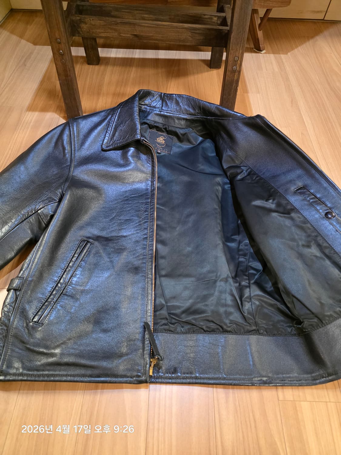 급매 <로스트월드> 레더자켓 38 리얼맥코이, 버즈릭슨, 멀홀랜드 상품이미지9