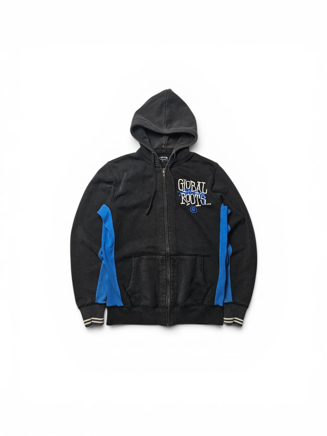 2000's 스투시 Stussy 블루 후드집업 L  상품이미지1