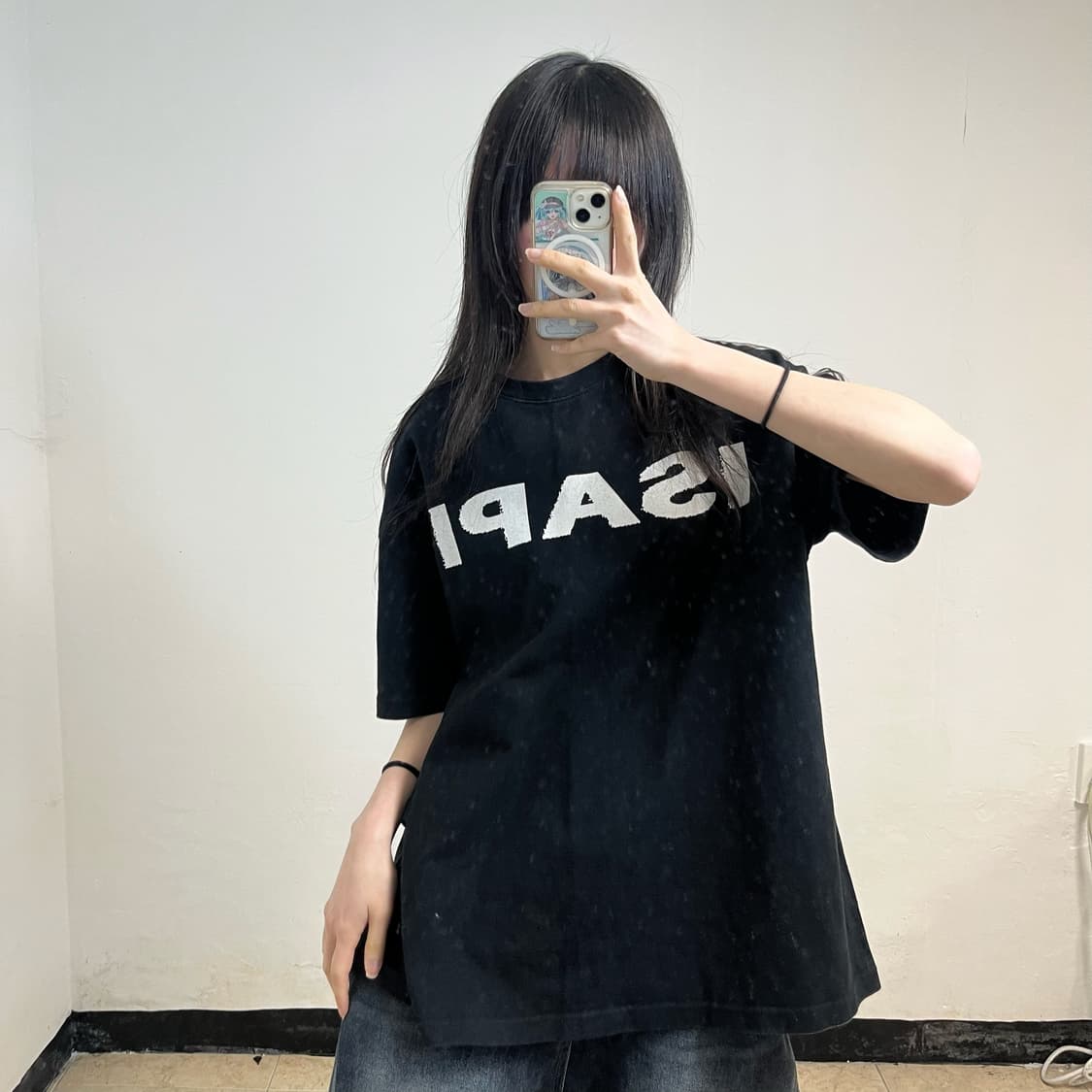 ISAPI black t-shirt 상품이미지1