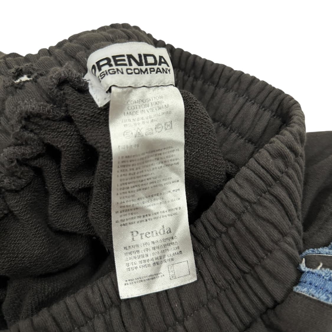 프렌다 트윌 컷 오브 쇼츠 반바지 다크 차콜 상품이미지5