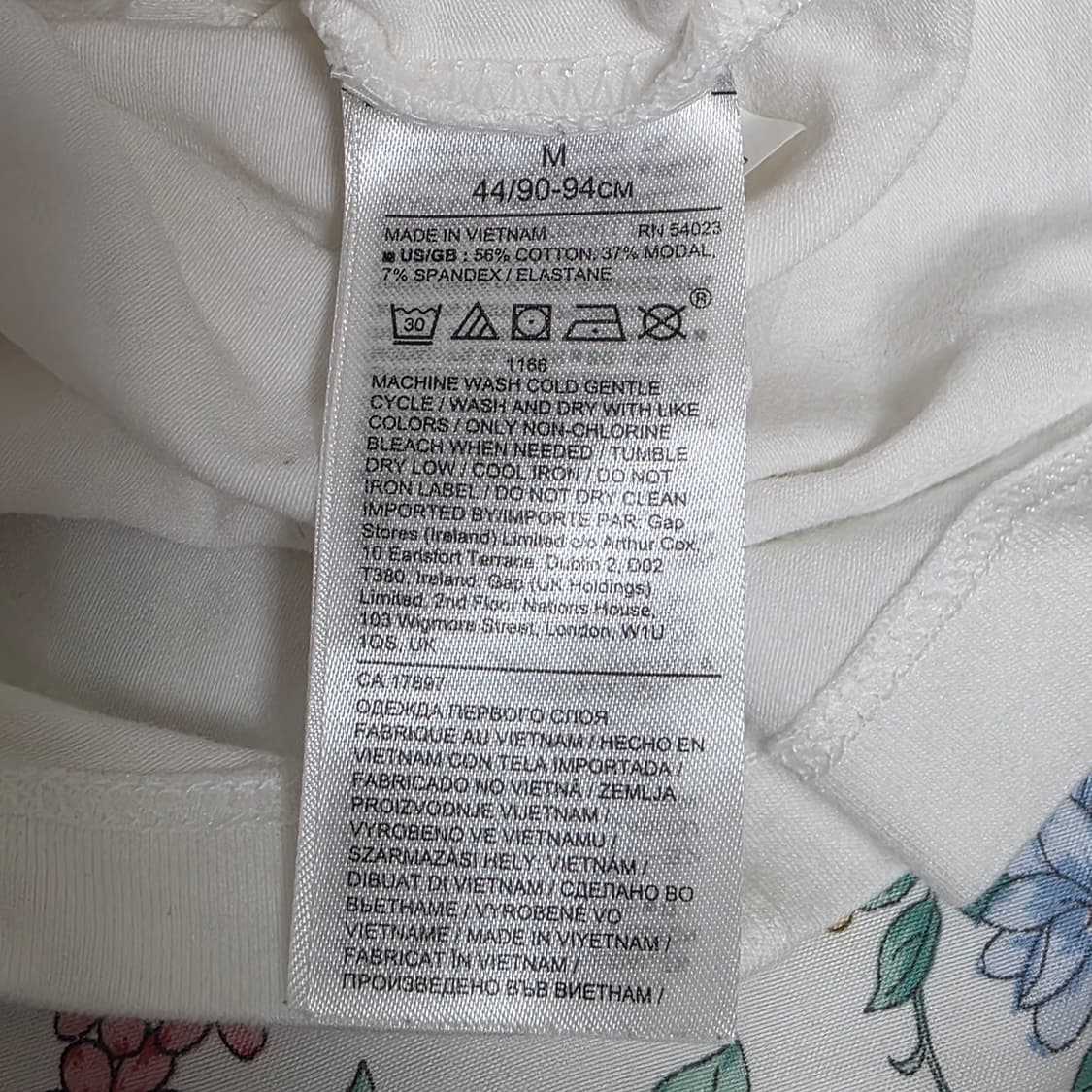 서비스**바나나리퍼블릭) 빈티지 화이트 나시 슬리브리스 상품이미지4