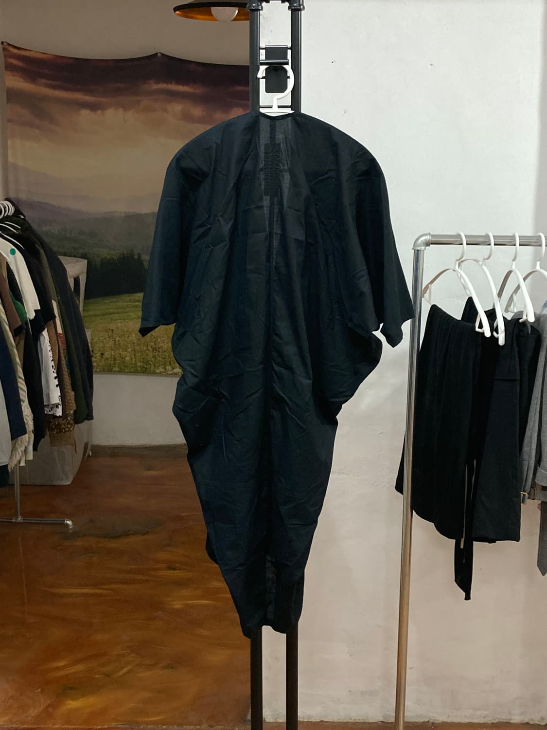 릭오웬스 드레이핑 브이넥 반팔 상품이미지4