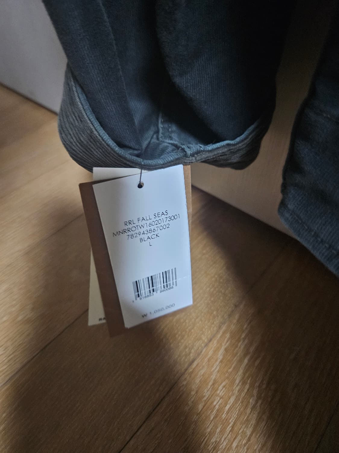 RRL 코듀로이 칼라 코튼 덱 재킷 L 상품이미지3