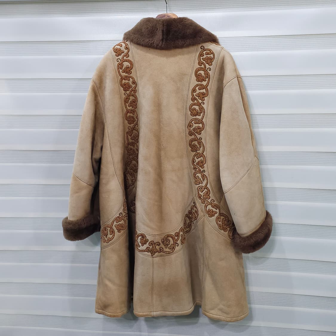 80-90s 빈티지 양가죽 양털 무스탕- 우먼프리 상품이미지5