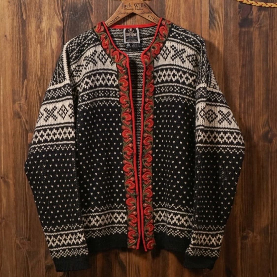 노르웨이 빈티지 핸드메이드 가디건 상품이미지2