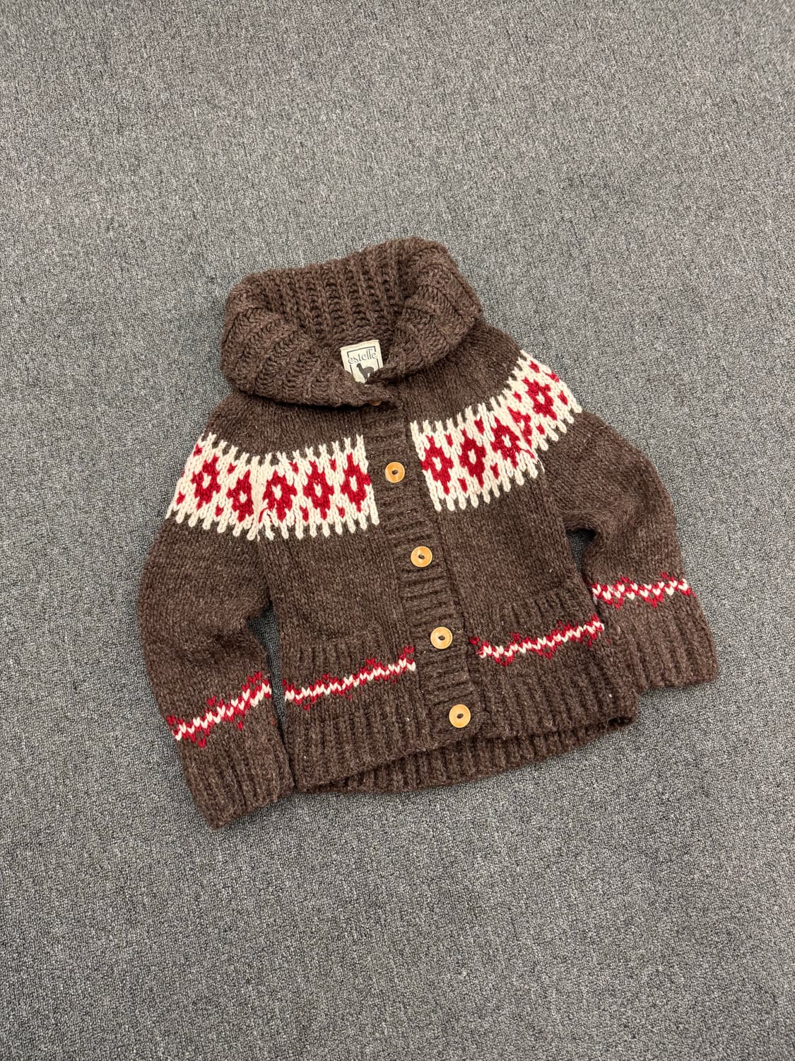 OS)ESTELLE 빈티지 여성 코위찬 상품이미지2