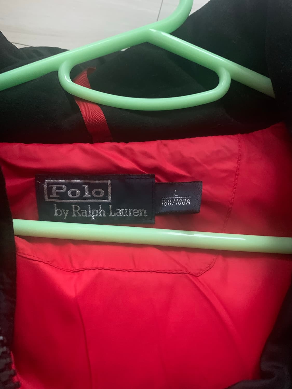 폴로  빅 포니 블랙 패딩 L 상품이미지3