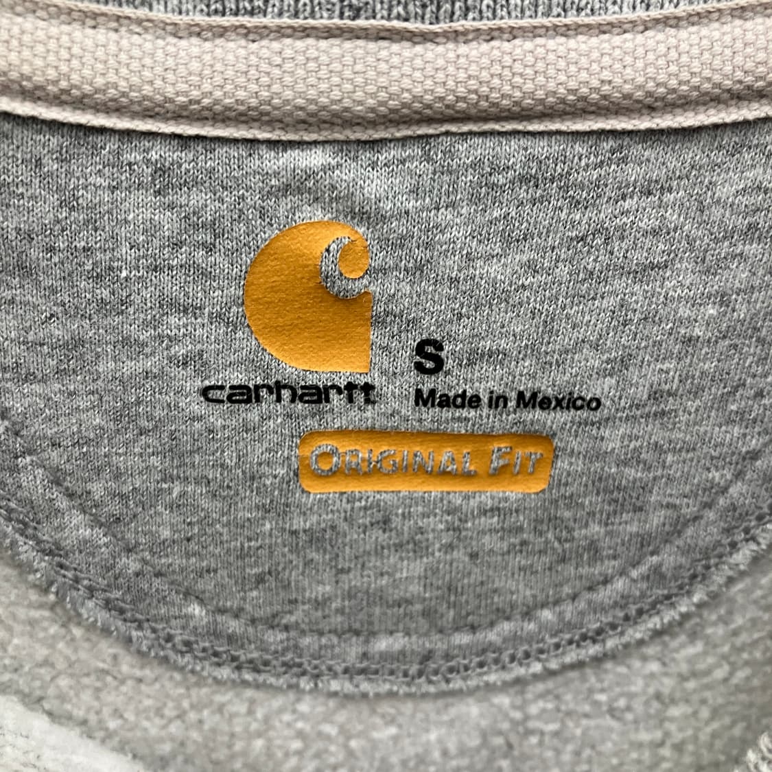 칼하트 그레이 스웨트셔츠 S 상품이미지3