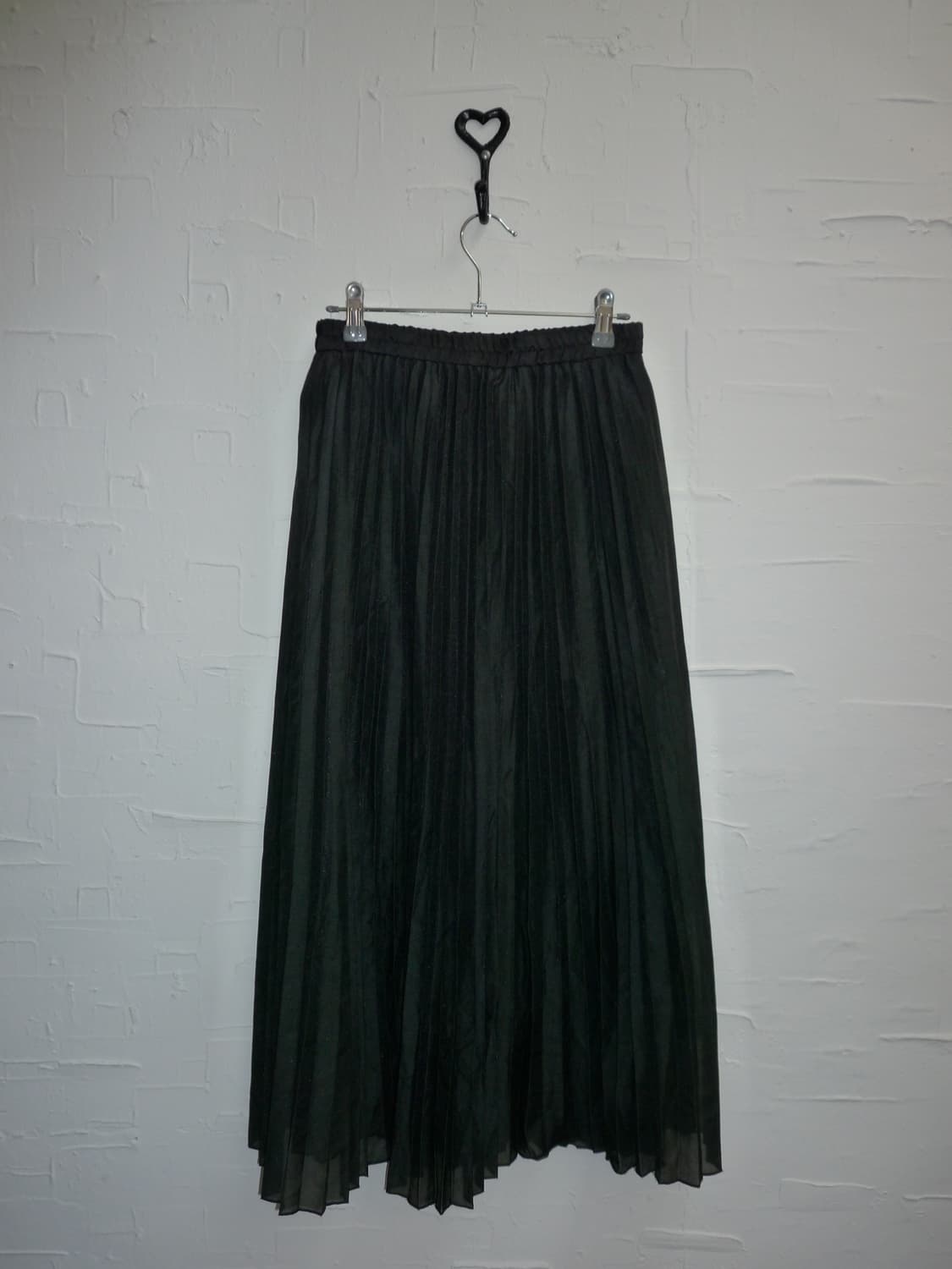 black basic pleats skirt 상품이미지4