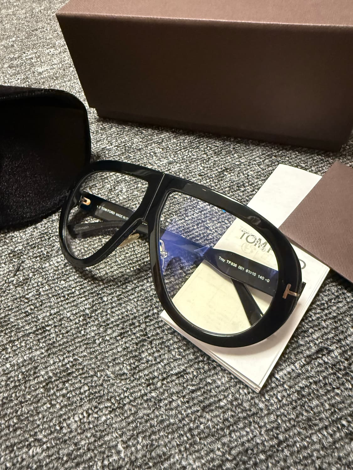 [ONE SIZE] 톰포드 TF836 트로이 파일럿 보잉 안경 상품이미지5