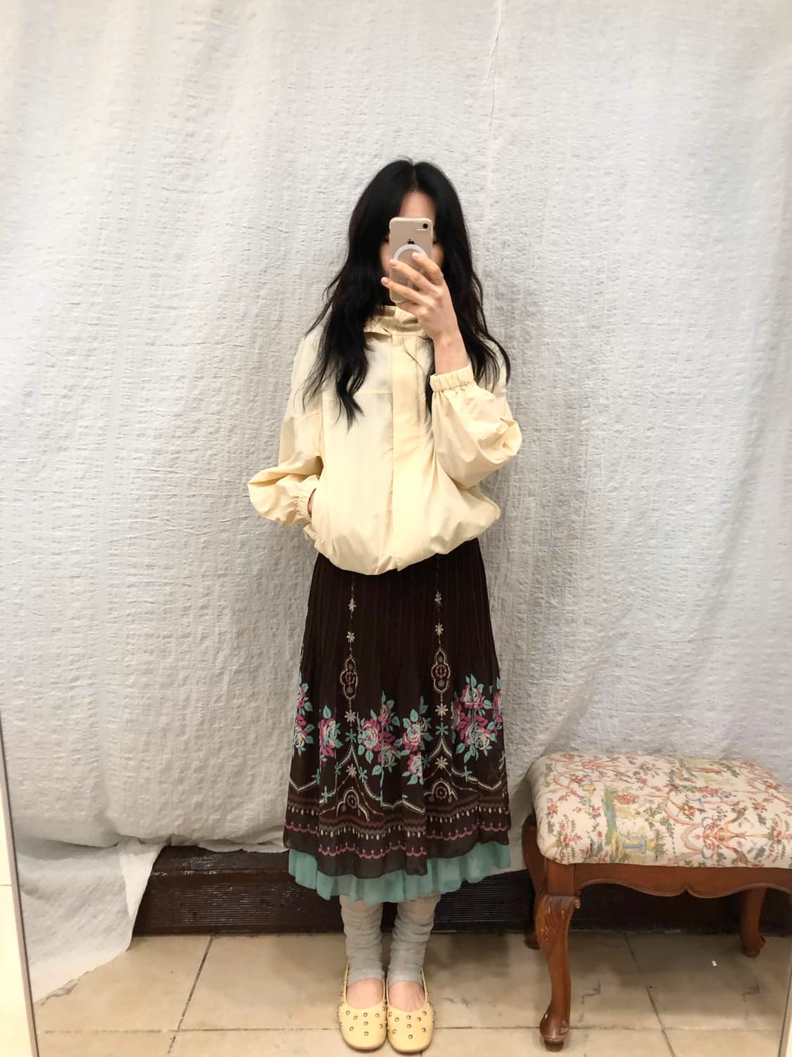 유니클로 윈드블럭스탠드블루종 바람막이 상품이미지2