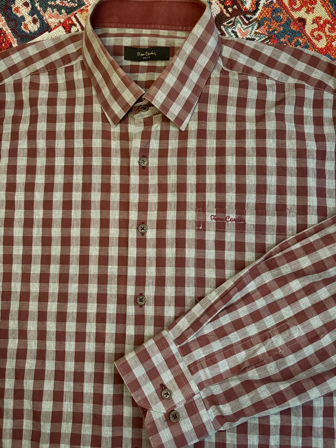 Vintage Classic gingham check pattern 상품이미지5