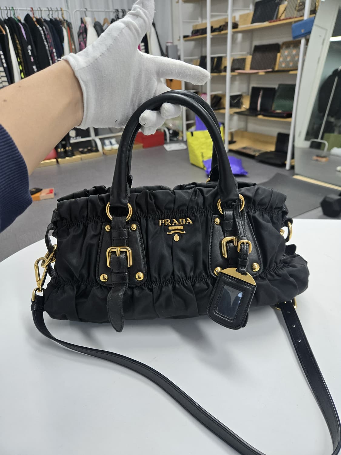 [A급컨디션]프라다 고프레 숄더백 상품이미지2