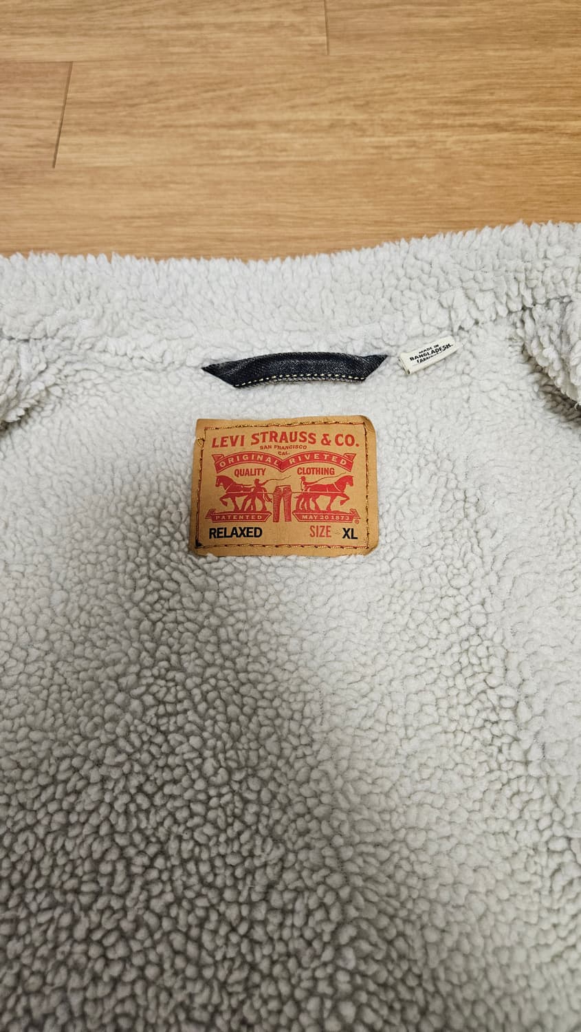 리바이스 쉐르파 트러커 데님 자켓(XL) 상품이미지4