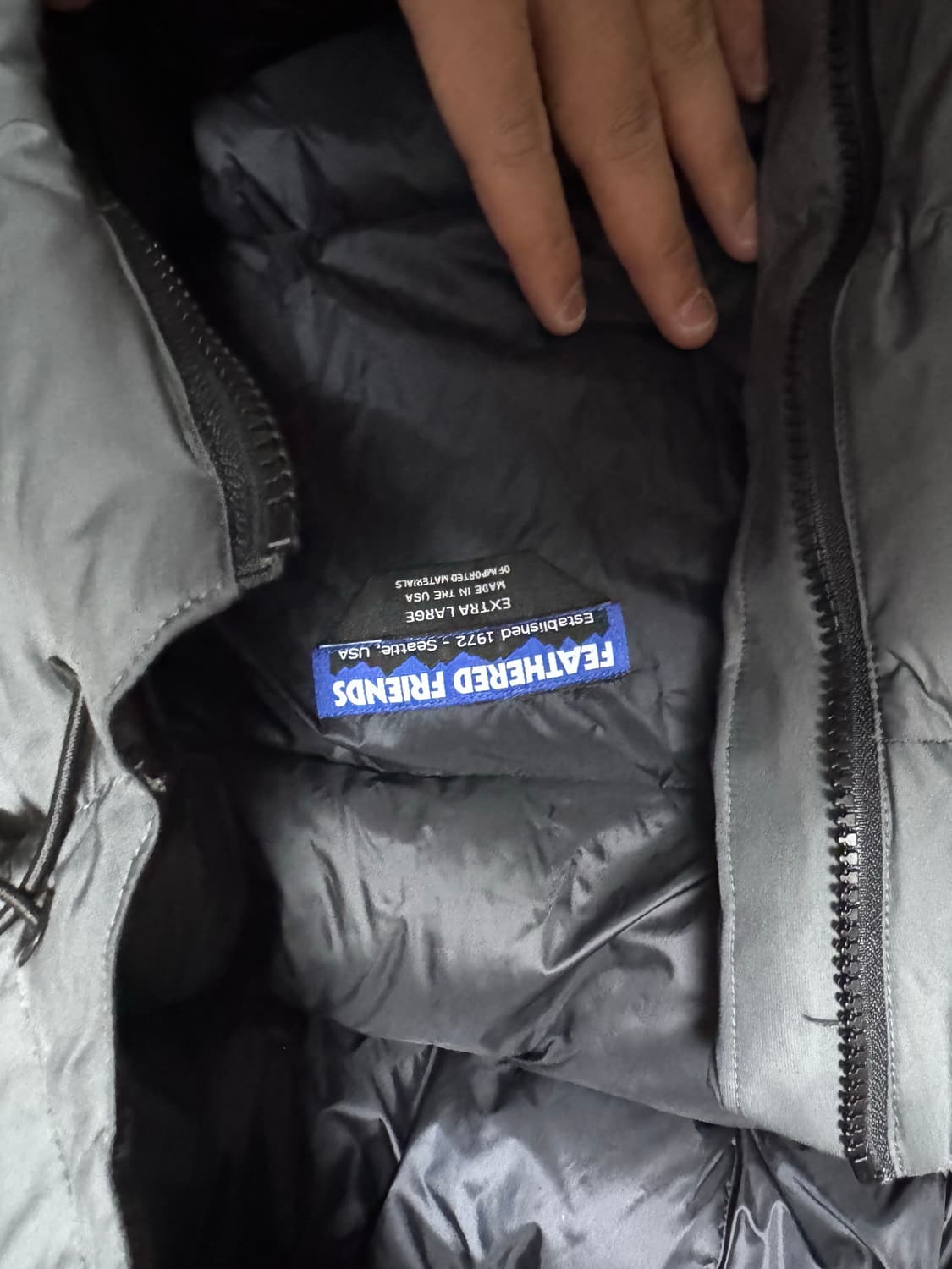 XL) 페더드프렌즈 헬리오스 후드 신더 25fw 상품이미지6