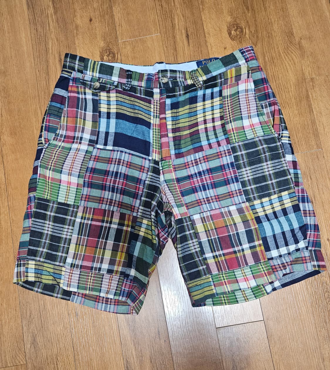 [32] 폴로 랄프로렌 마드라스 패치워크 반바지 상품이미지1