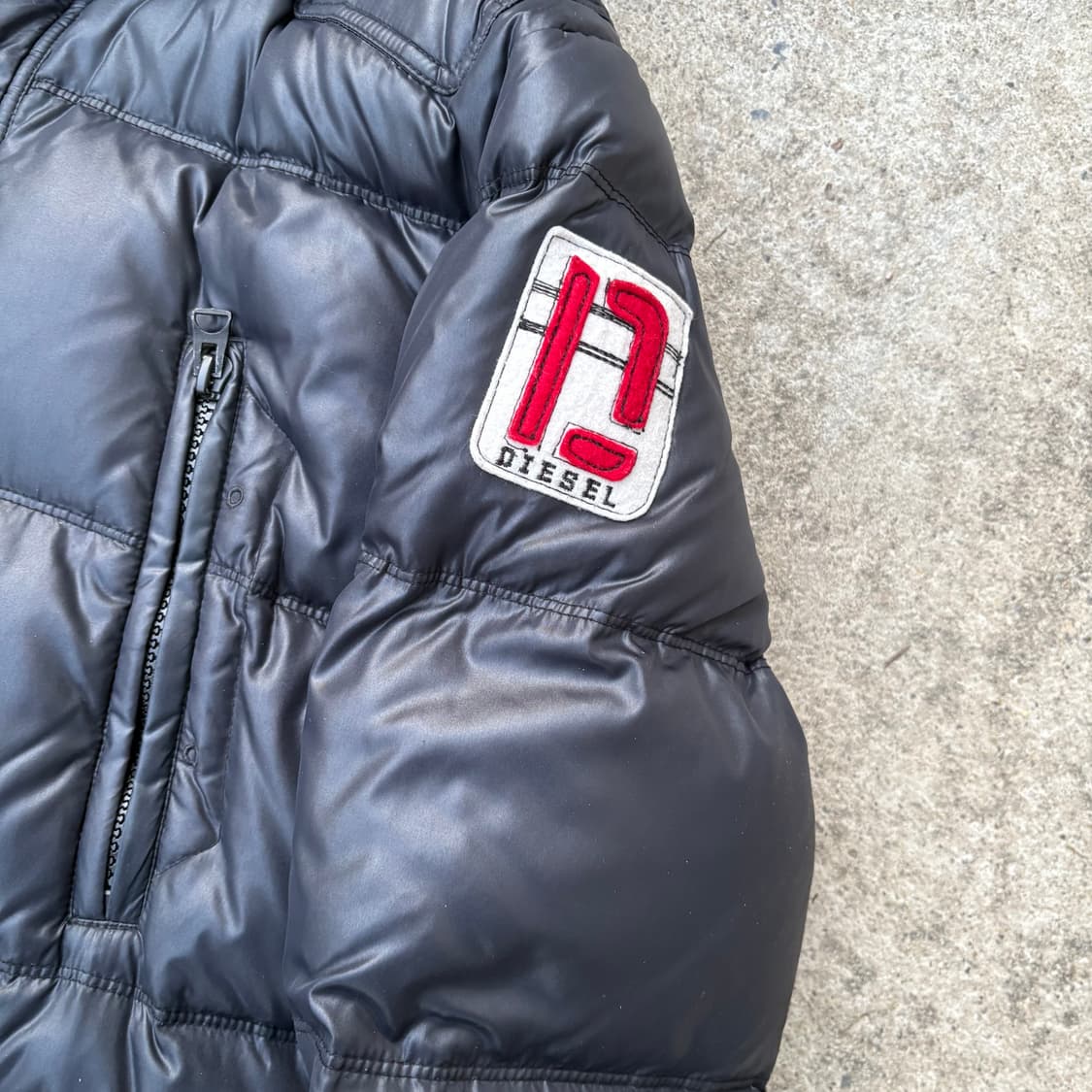 디젤 구스다운 후디드 푸퍼 자켓 상품이미지5