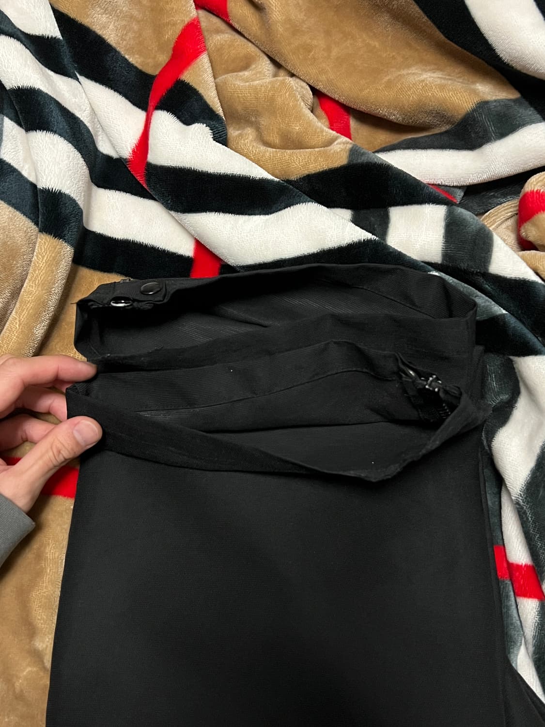 플라스틱프로덕트 지퍼 다트 팬츠  상품이미지6