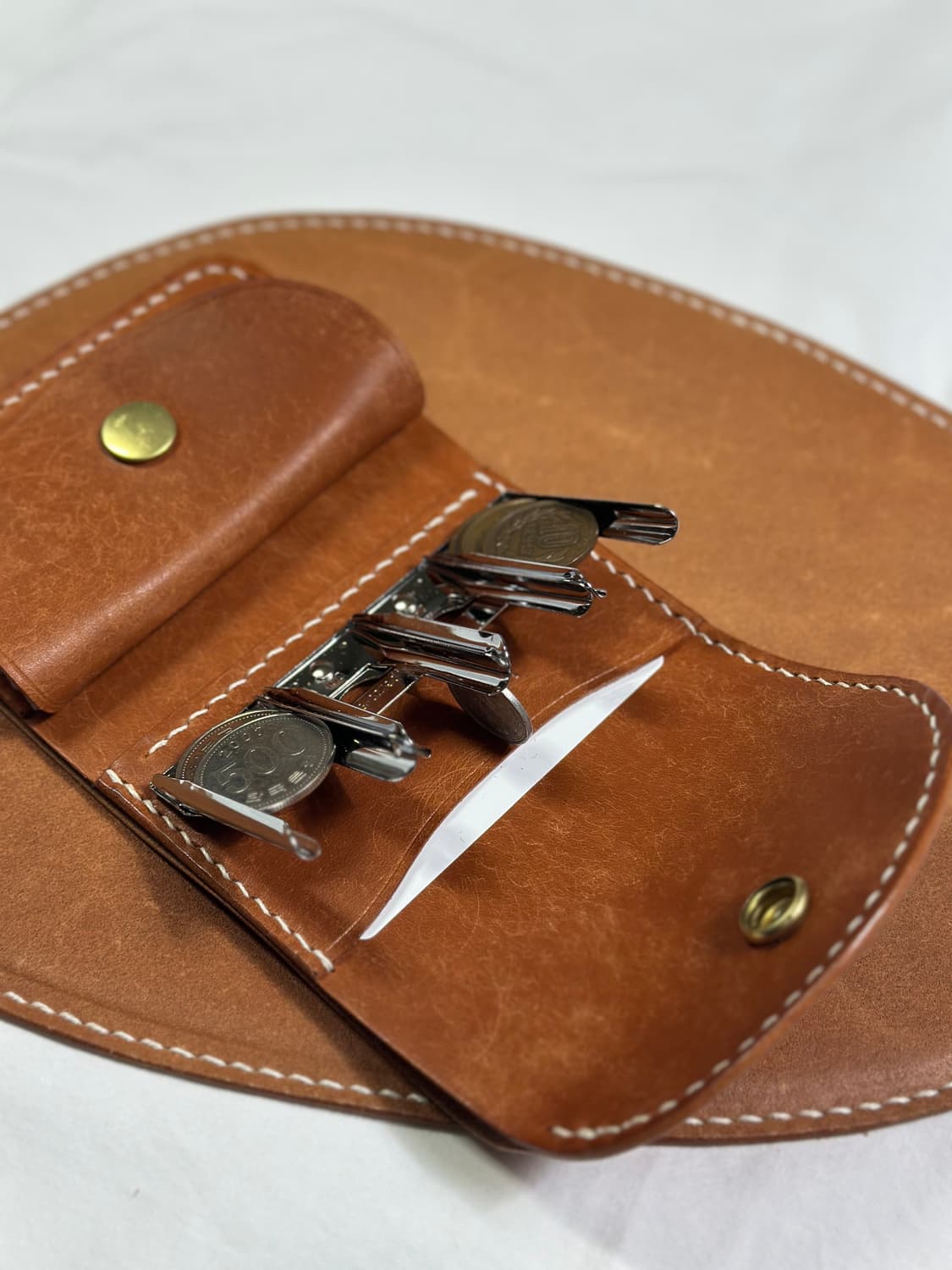 수공예 엔화지갑 판매합니다 / 코인캐쳐지갑 상품이미지4