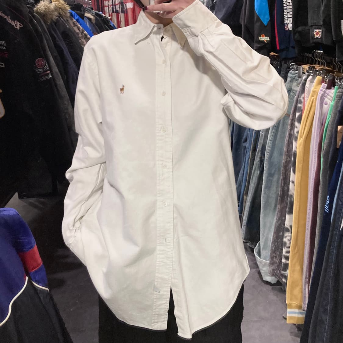 [IM] 폴로 랄프로렌 멀티 포니 화이트셔츠 상품이미지3